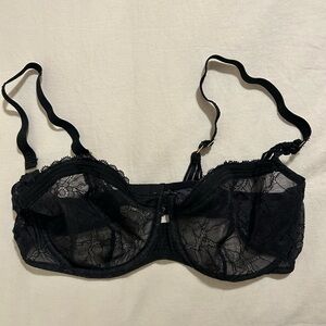 Chantalle Black Lace Bra 34DD